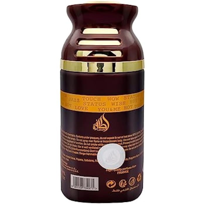 Lattafa Ramz Gold Concentrated Extra Long Lasting Perfumed Spray Imported Body Spray 250Ml Premium And Most Recommended Deo Spray For Men And Women (Pack Of 1) - Image 2